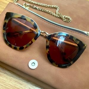 Prada Catwalk 53SS Sunglasses w/ Tortoise Frames